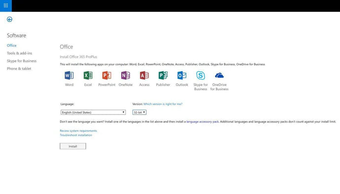 Microsoft Office 365 Professional Plus For 5 Devices, Lifetime PC / MAC